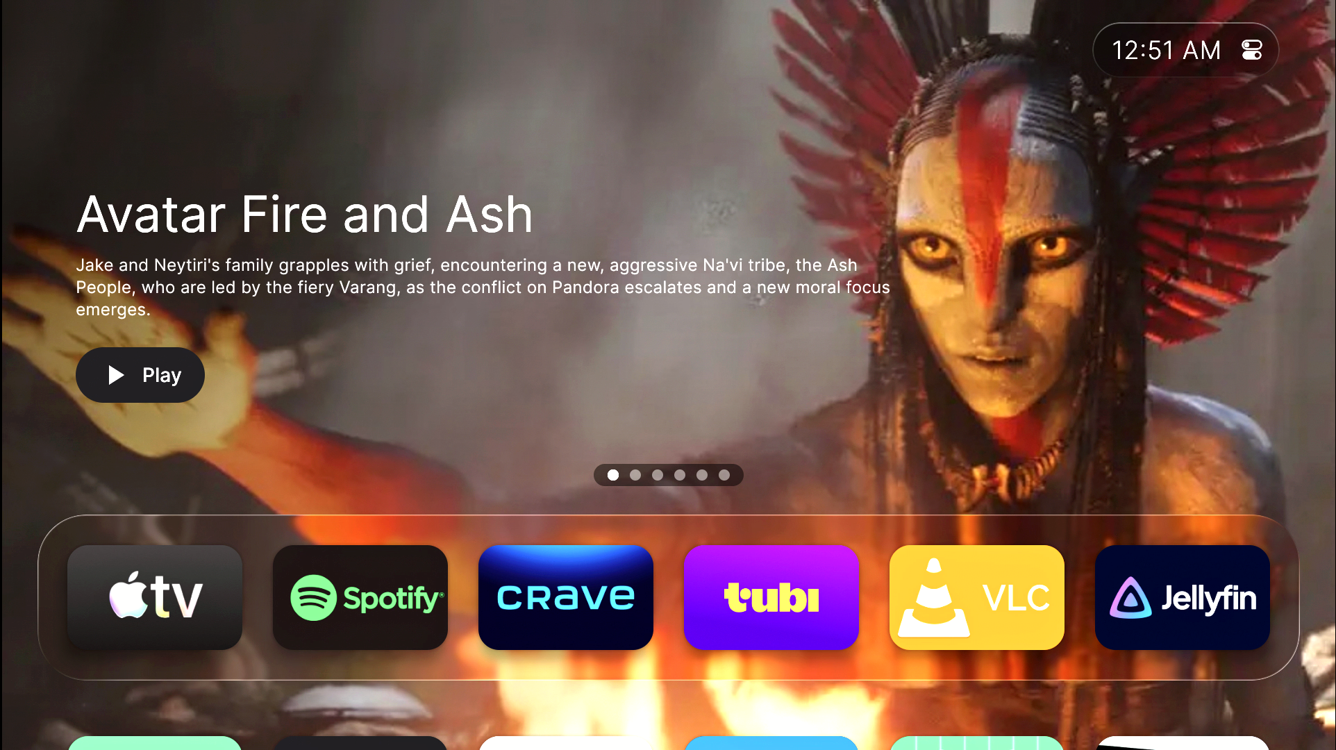 Liquid Launcher TV app
